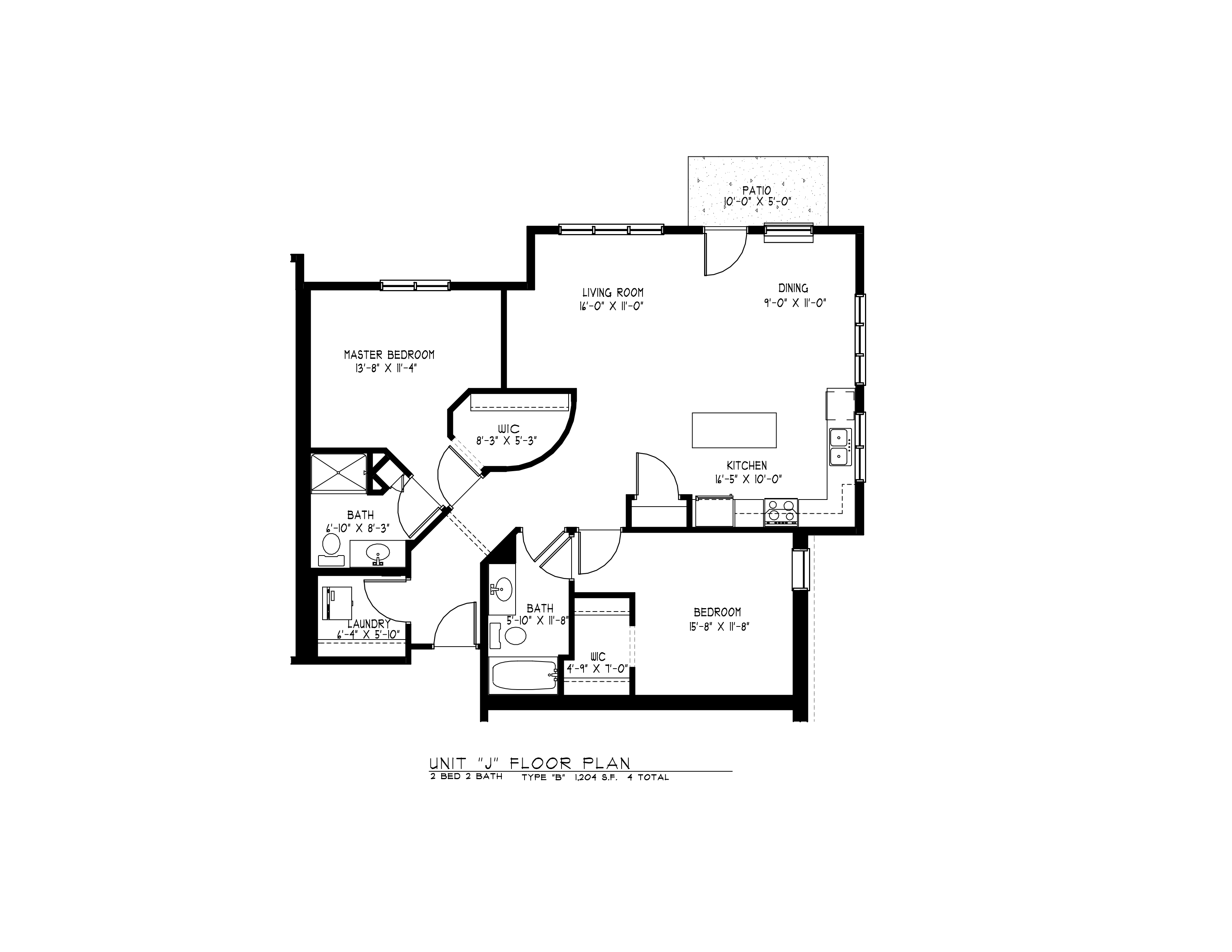 2 Bedroom Floor Plan 10